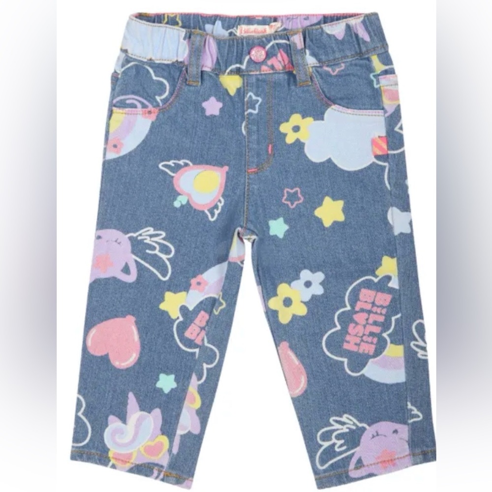 Billieblush
illustration-print jeans 18 month